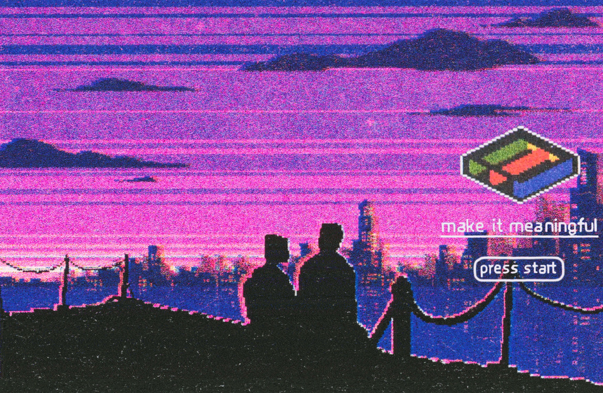 OpenMat 1.0 retro scene artwork